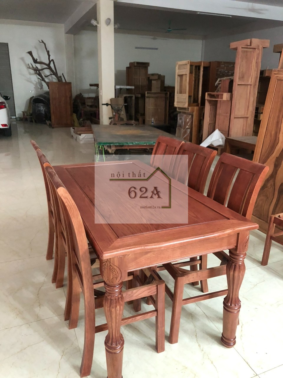 Bàn Ghế Ăn Gỗ Tự Nhiên BA56