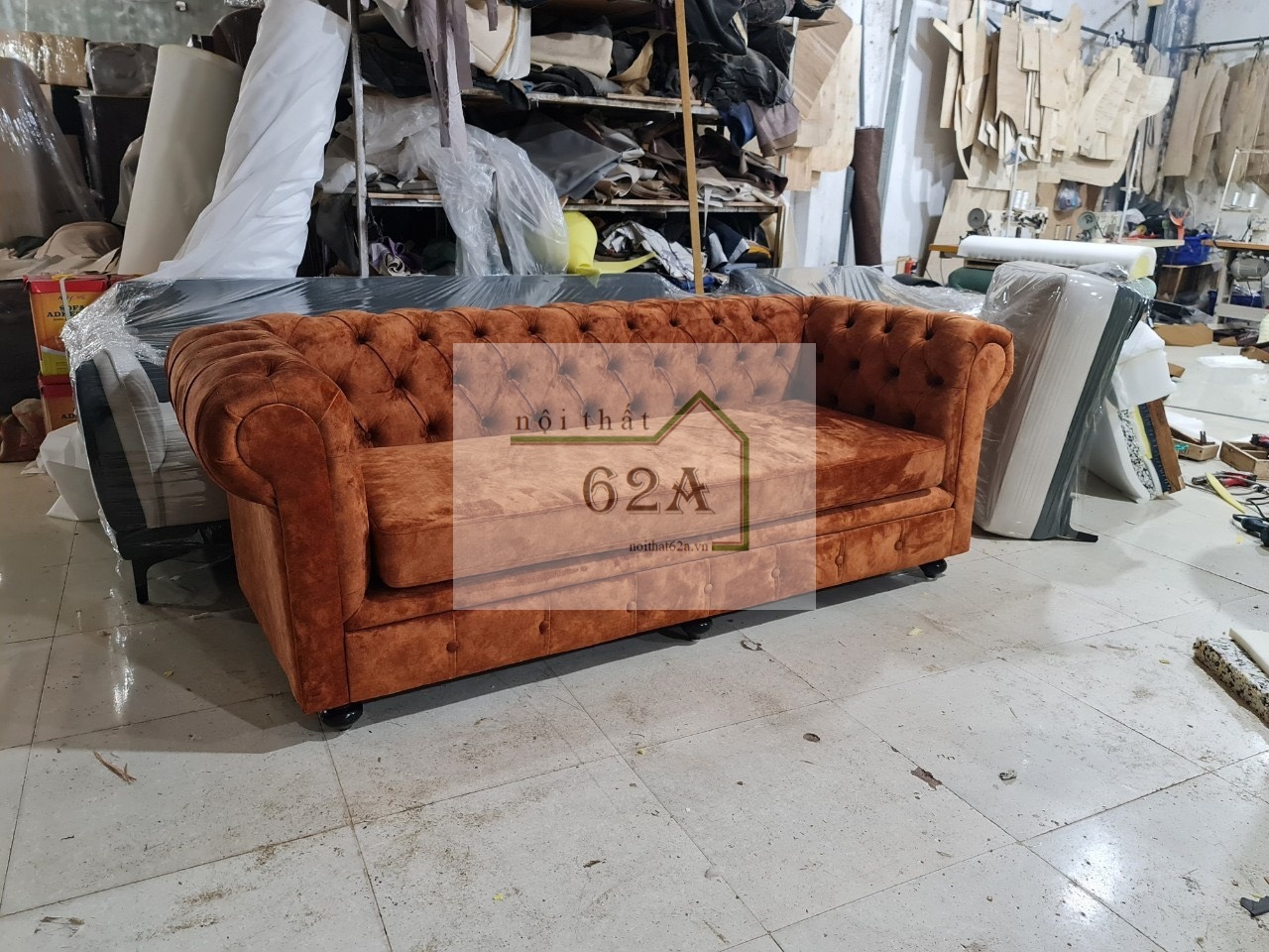 Sofa Da Nỉ SF43