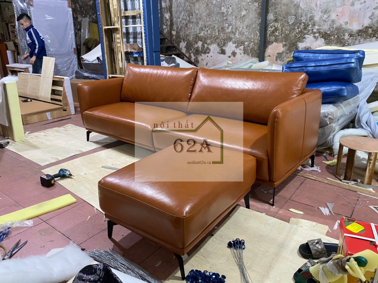 Sofa Da Nỉ SF74