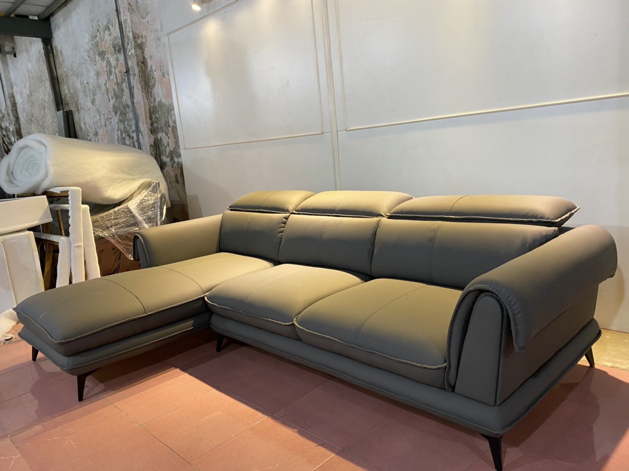 Bộ Sofa Da Nỉ Phòng Khách Giá Rẻ 2023 SF06